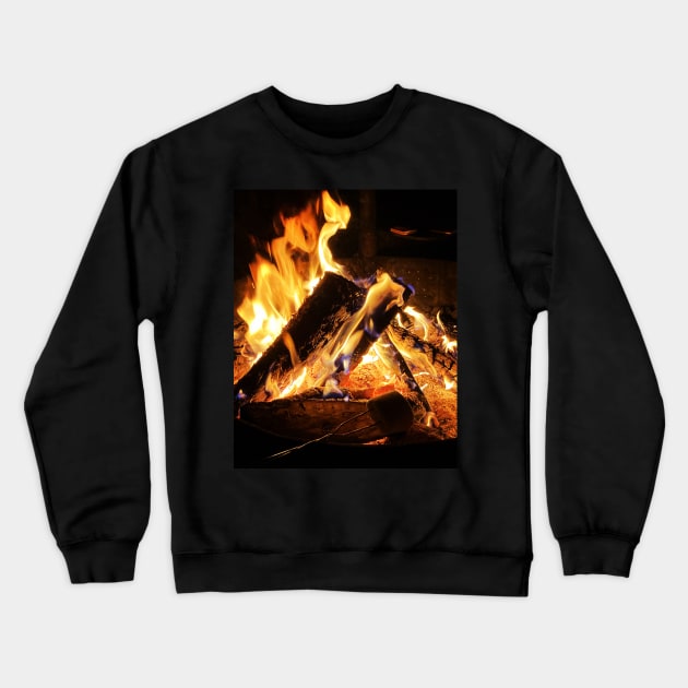 Fire Dancer Crewneck Sweatshirt by DarkAngel1200